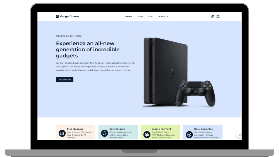 Gadget Groove - E Commerce Platform